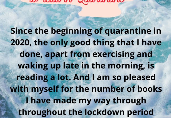 Reading Books : 5 Books to Read in Quarantine