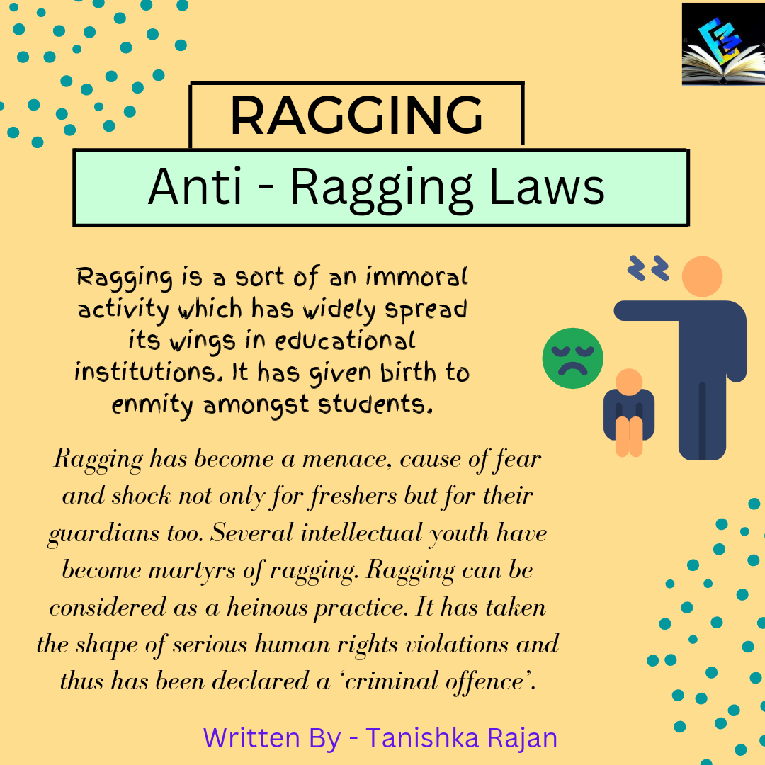 Ragging & anti ragging laws