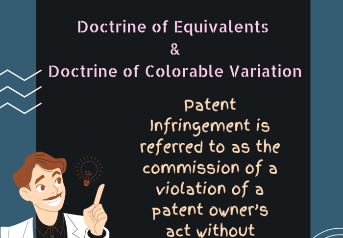 Patent Infringement | Doctrines of Equivalents and Colorable Variation