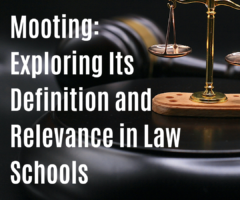 Mooting: Exploring Its Definition and Relevance in Law Schools